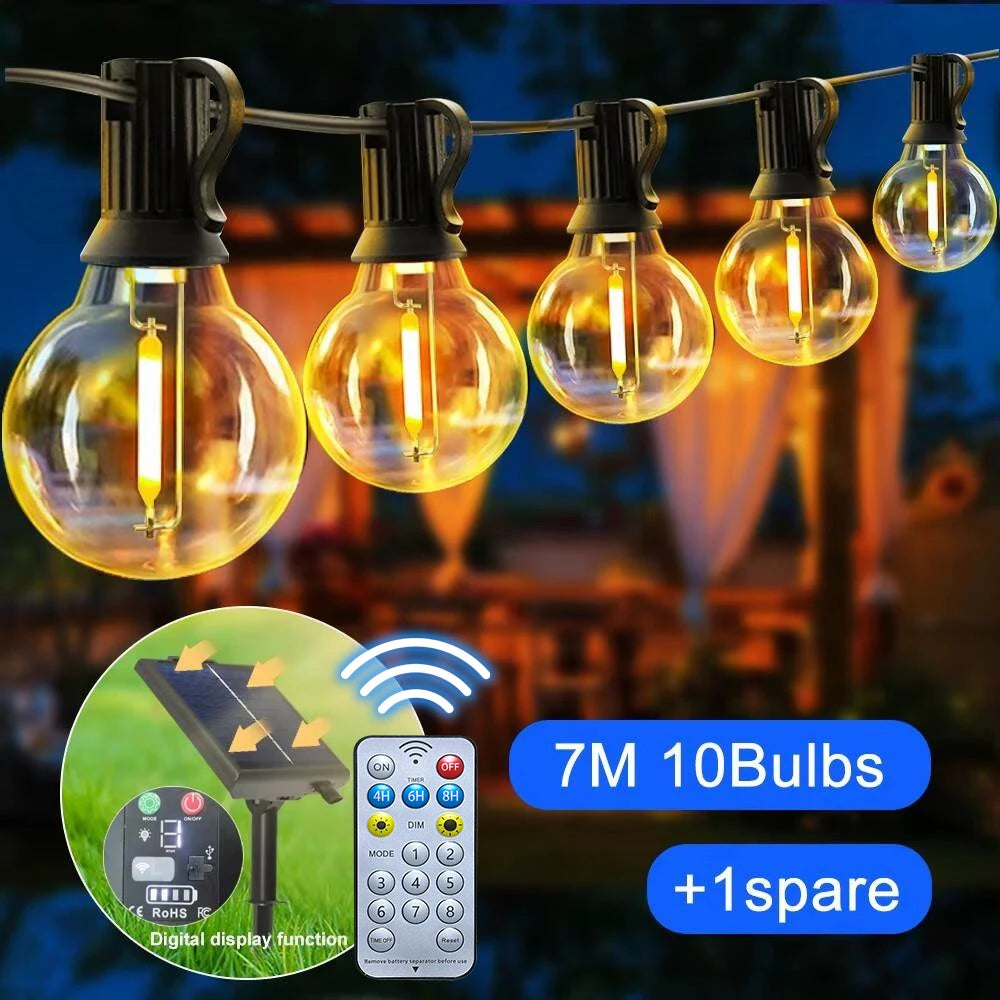 Lumièra™ Solar Patio Lights