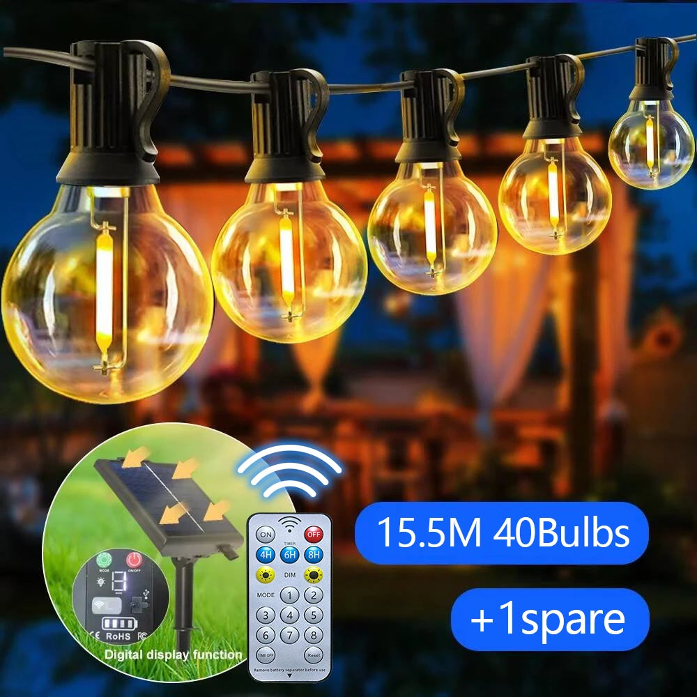 Lumièra™ Solar Patio Lights