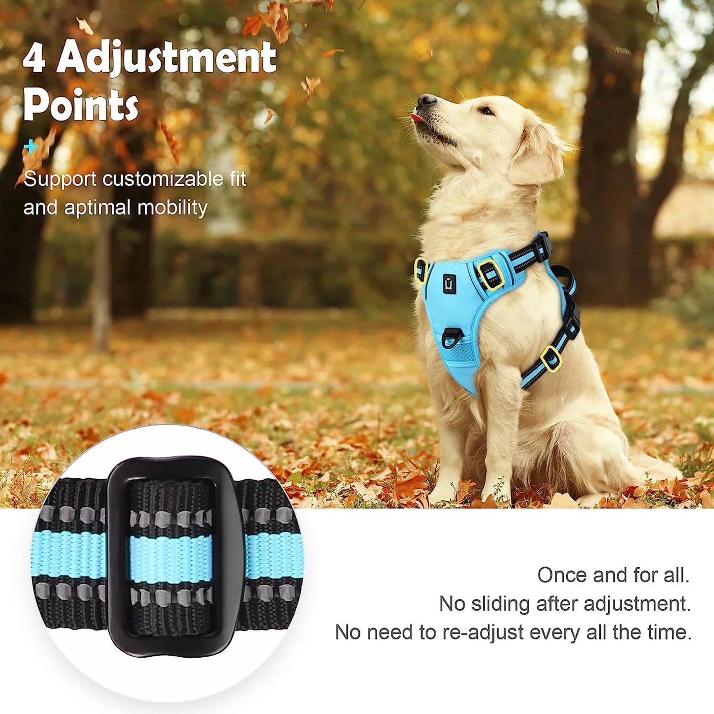 WalkEase™ No-Pull Dog Harness – Comfort & Control