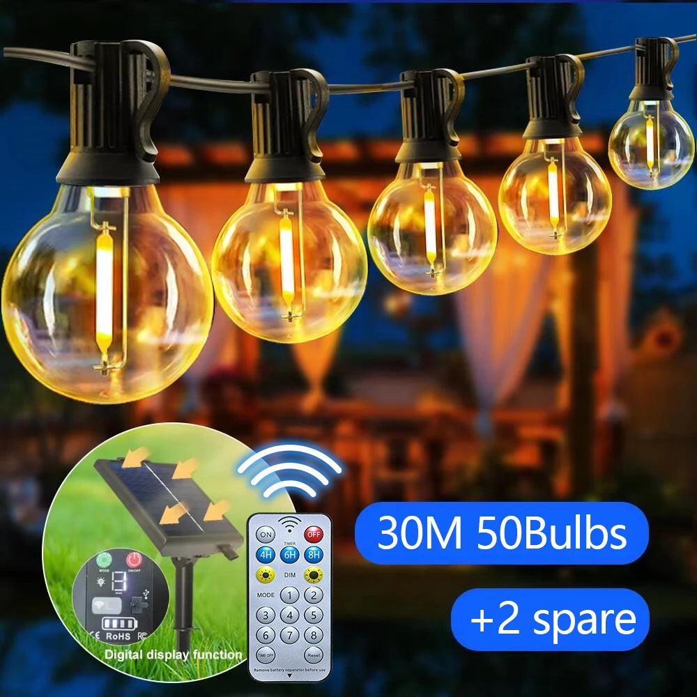 Lumièra™ Solar Patio Lights