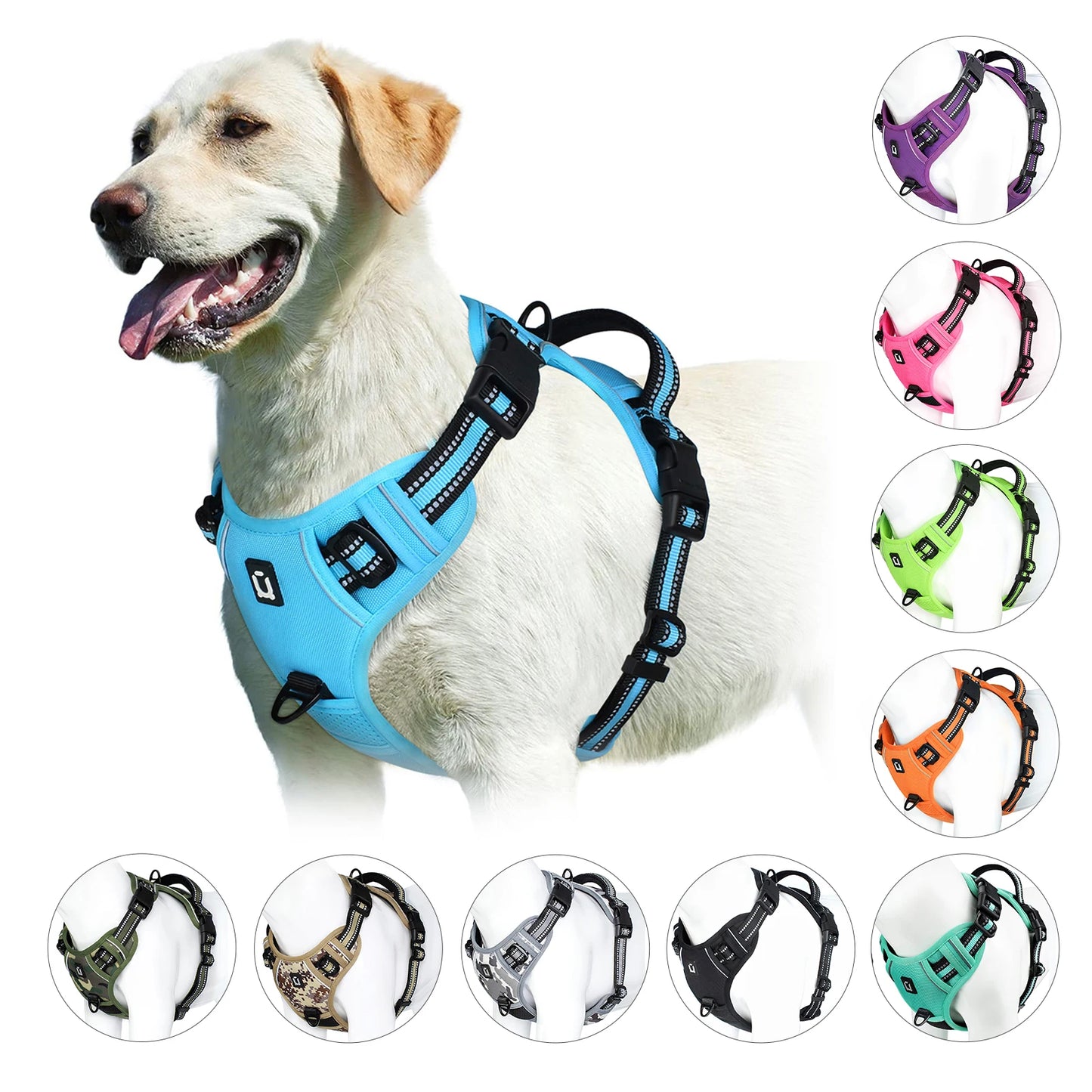 WalkEase™ No-Pull Dog Harness – Comfort & Control